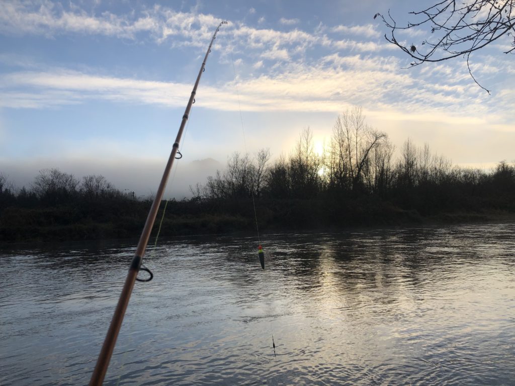 Early morning Steelhead fishing on Christmas day 2018 at the Oregon Coast. Beautiful day!